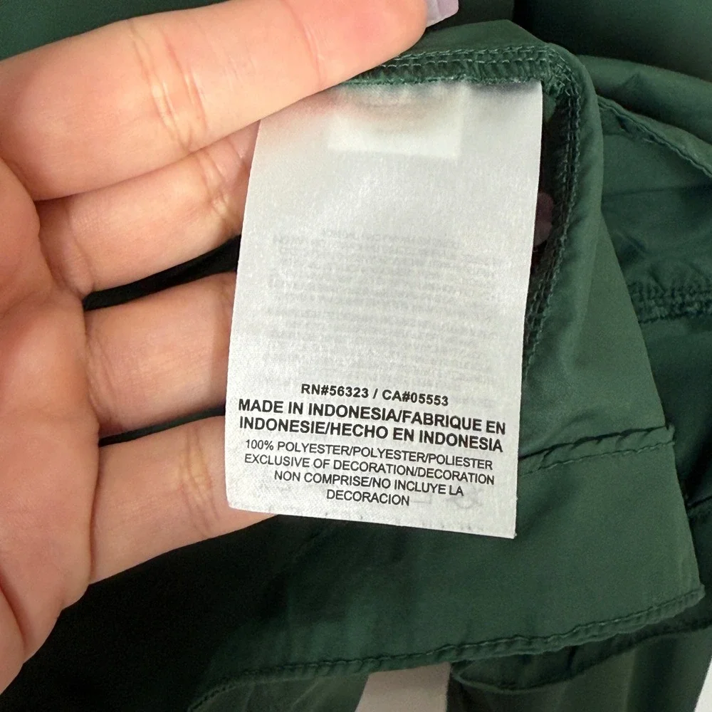 Nike Baylor Bears Mens XXL Green Quarter Zip Windbreaker Jacket BU NCAA Sports
